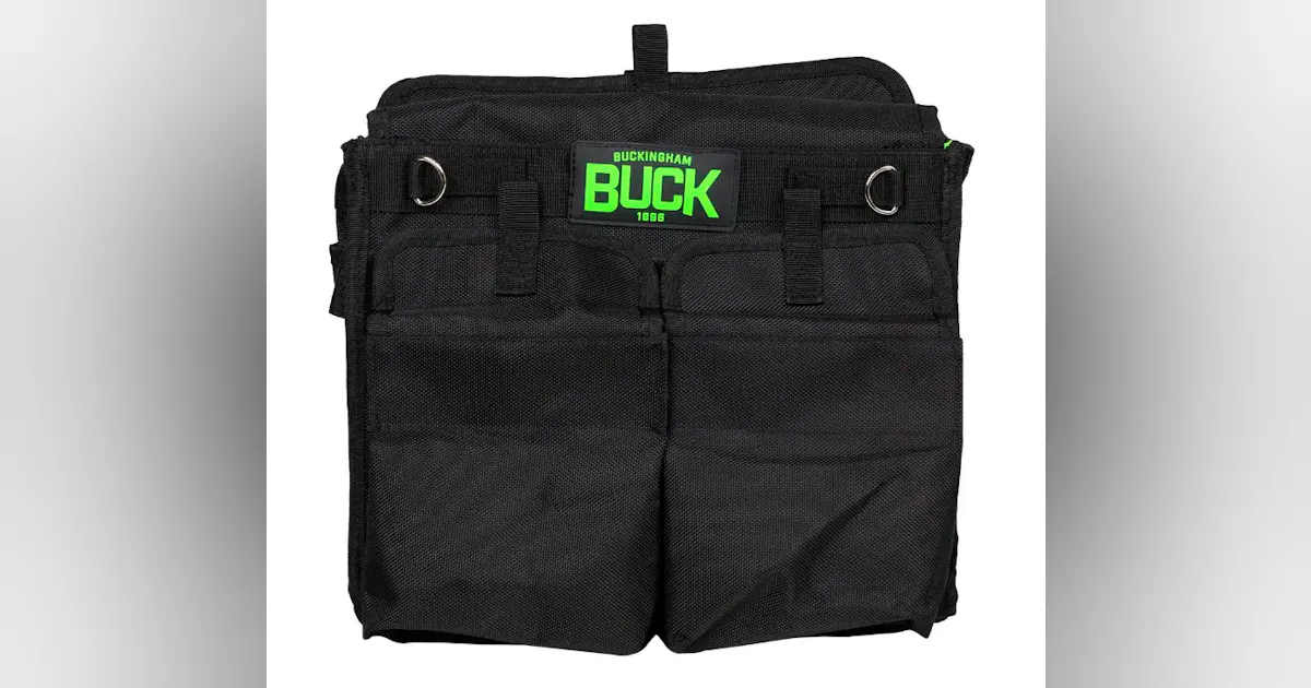 Tool Bag Allows Workers to Store and Tether Tools When Working Aloft ...