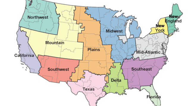 Transmission Regionsin Needs Study Map Color
