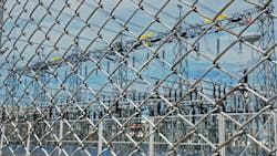 Fencing and other physical barriers are one method of area denial for power grid equipment, although no one solution guarantees safety. Fencing and other physical barriers are one method of area denial for power grid equipment, although no one solution guarantees safety.