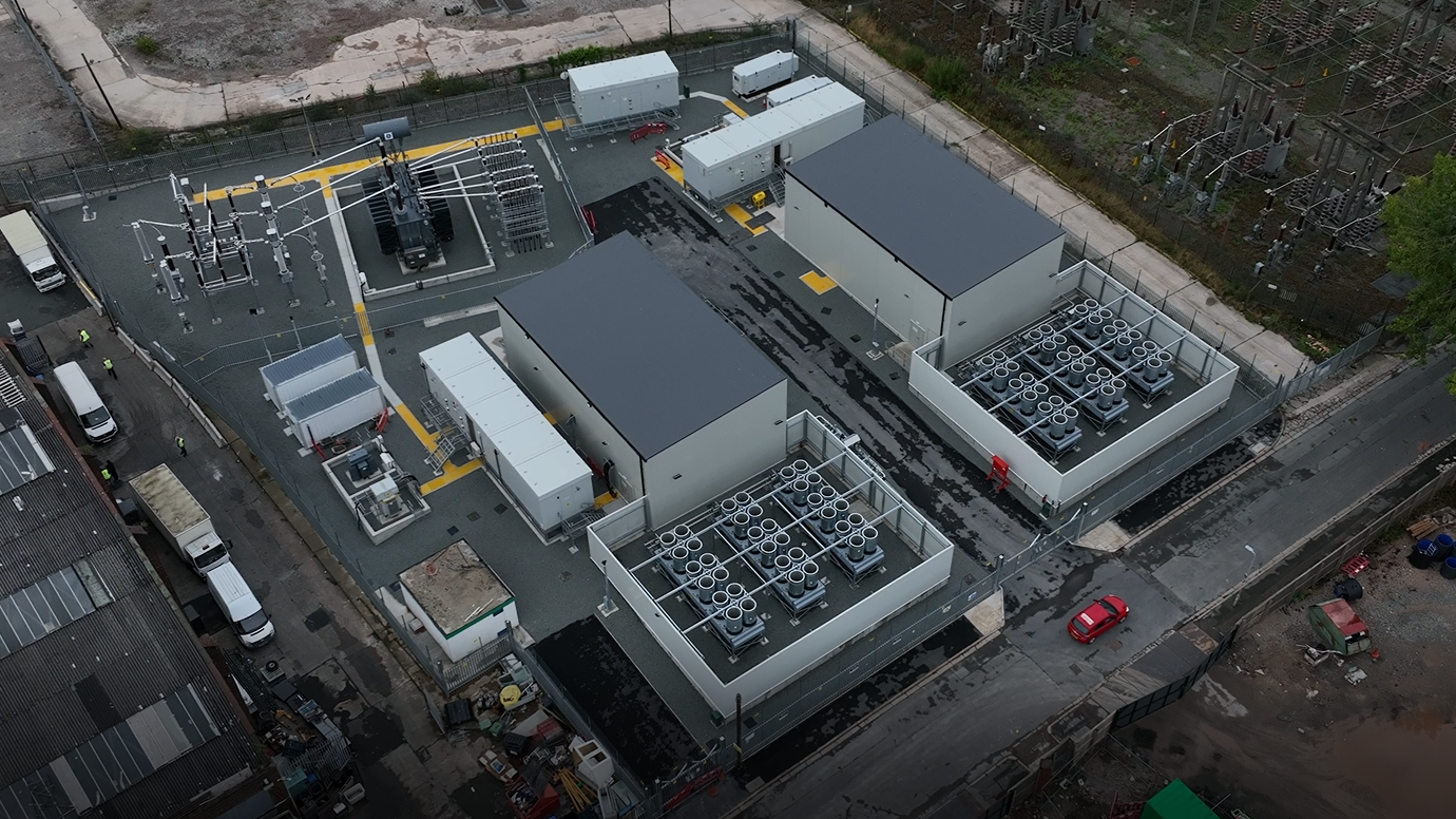 Aerial view of Lister Drive Greener Grid Park.