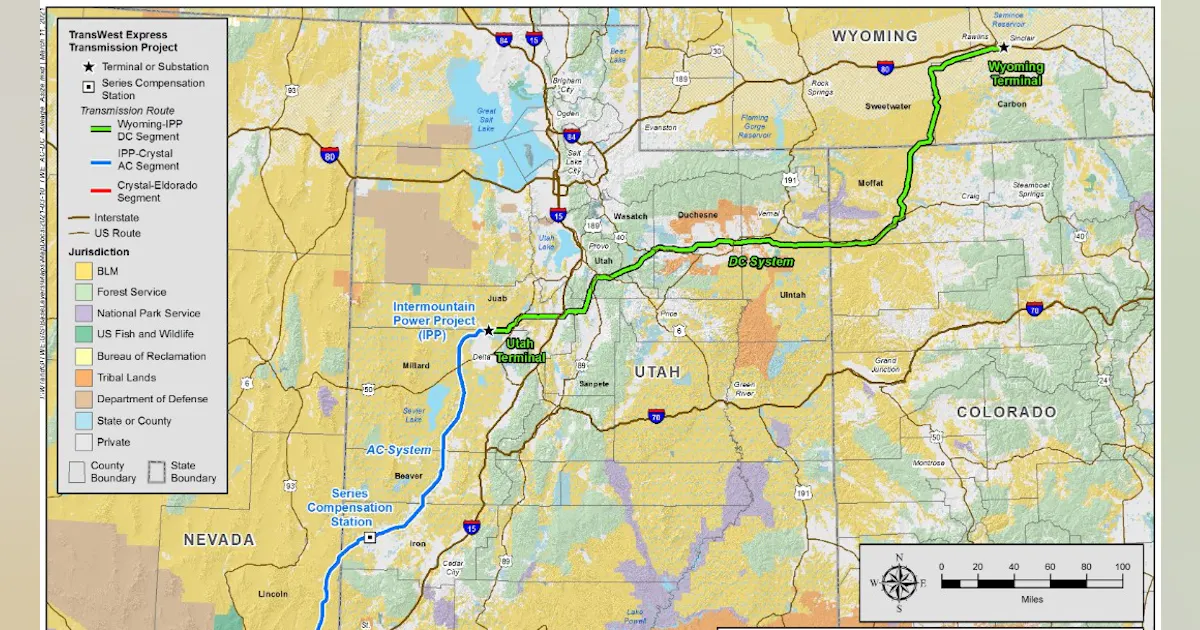 Express Transmissing Interior Department Issues Notice to Proceed for the TransWest Express ...