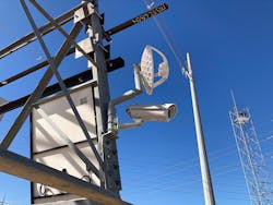 Through artificial intelligence, the cameras learn the surrounding environment, report changes and provide alerts when identifying smoke from wildfires or changes to structures. Through artificial intelligence, the cameras learn the surrounding environment, report changes and provide alerts when identifying smoke from wildfires or changes to structures.