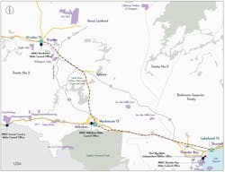 Waasigan Line Map