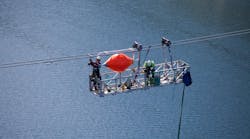 AWM installed by traditional method, line cart. AWM installed by traditional method, line cart.