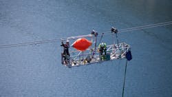 AWM installed by traditional method, line cart. AWM installed by traditional method, line cart.