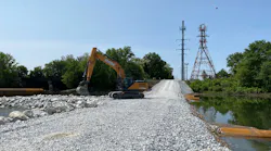 Ppl Electric Utilities Stone Causeway Construction Photo Payloader And Causeway