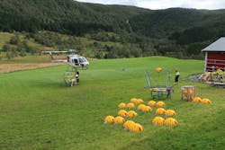 After successfully installing AWM on test stand, robot is in final stages of preparation for first live-line installation. After successfully installing AWM on test stand, robot is in final stages of preparation for first live-line installation.