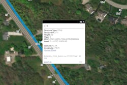 Avangrid GIS Structure information viewable in the Web Application with Satellite imagery utilized as a basemap. Hyperlink will launch to the google maps location. Avangrid GIS Structure information viewable in the Web Application with Satellite imagery utilized as a basemap. Hyperlink will launch to the google maps location.