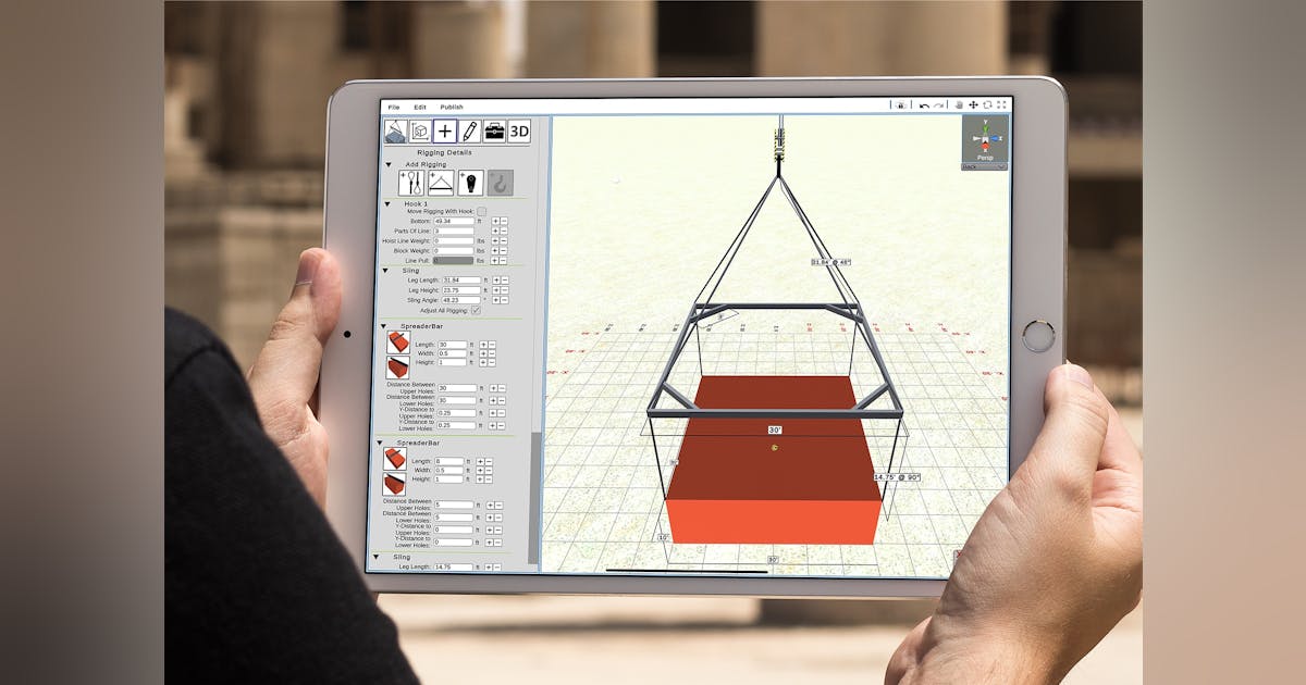 App-Based Tool Now Available for Designing 3D Rigging Plans | TD World