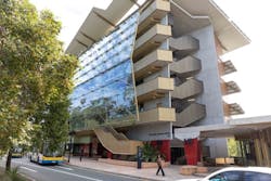 The Sir Samuel Griffith Centre on the Griffith University&rsquo;s Nathan campus in Brisbane, Australia uses solar power and hydrogen to power the entire building.