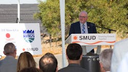 McDermott at a groundbreaking ceremony at SMUD’s Rancho Seco Solar Project. Photo courtesy of SMUD. McDermott at a groundbreaking ceremony at SMUD’s Rancho Seco Solar Project. Photo courtesy of SMUD.
