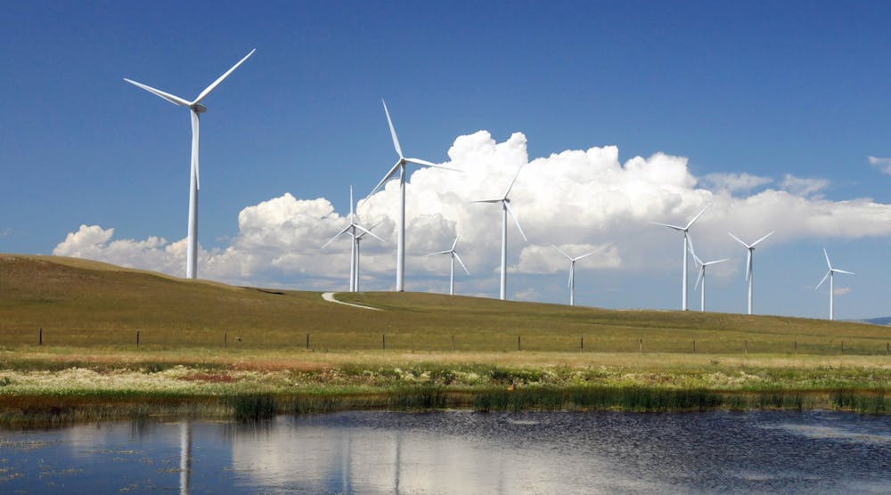 Remote wind farm.