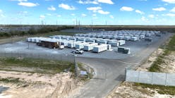 Aerial photographs of Eolian, L.P.&rsquo;s Madero &amp; Ignacio battery energy storage facility, a 200 MW/2.5+ hour duration storage system in Texas. Eolian is the developer of PGE&rsquo;s Seaside battery energy storage system, one of the large-scale storage projects recently procured by PGE.