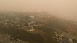 Bandon, Oregon during the 2020 wildfire season. Bandon, Oregon during the 2020 wildfire season.