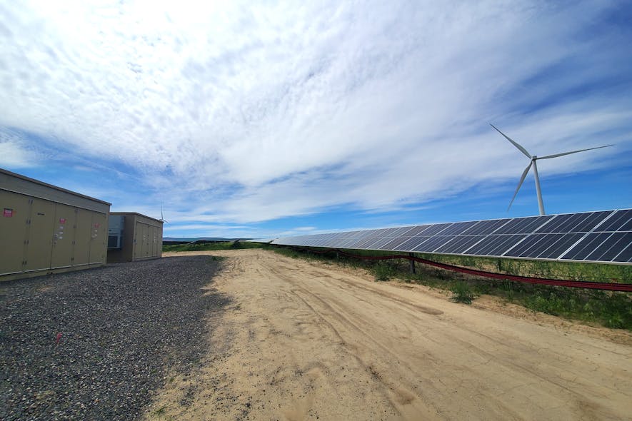 30 MW of battery storage, owned by NextEra Energy Resources, are sited at the Wheatridge Renewable Energy Facility, a first-of-its-scale project to combine wind, solar and battery storage at one location. PGE purchases the output and storage capacity from Wheatridge to serve customers.