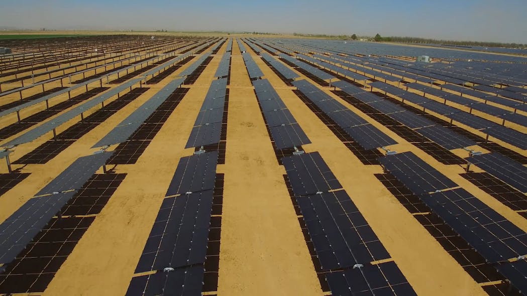 The Pinal Central Solar Energy Center became operational in 2018 and consists of a 10-MW battery system powered by 20 MW of solar generation.