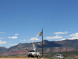 LUN IV crews connected more than 10 homes to a project that spanned more than 10 miles. Photo NTUA.
