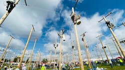 Journeyman teams compete at the International Lineman’s Rodeo. Journeyman teams compete at the International Lineman’s Rodeo.