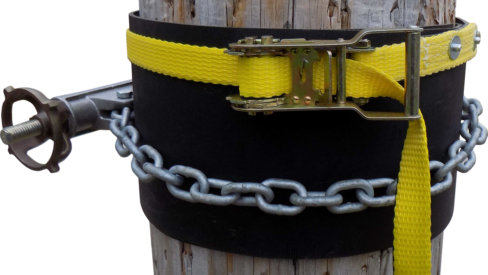 Hastings' Pole Protector Installed