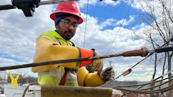 MD Kabir works in the heart of New York City as a lineworker for E-J Electric and IBEW Local 3. MD Kabir works in the heart of New York City as a lineworker for E-J Electric and IBEW Local 3.