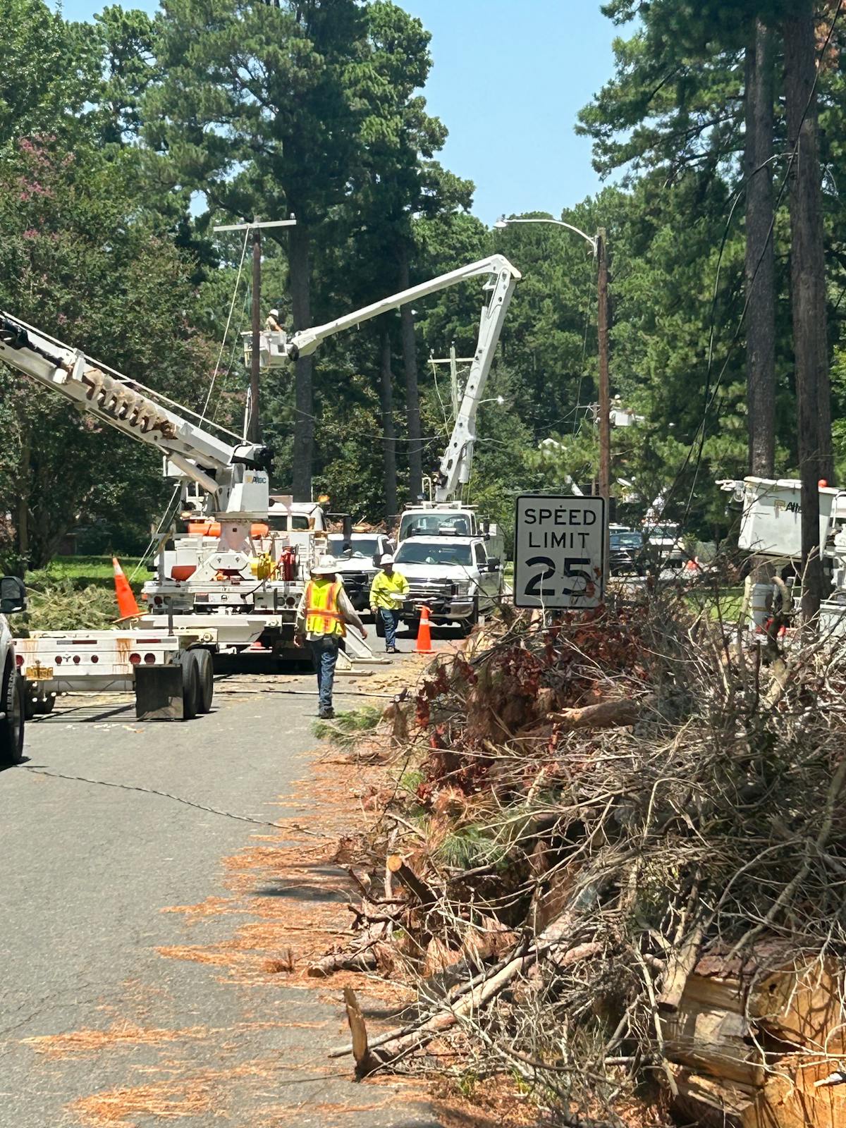 As of July 17, SWEPCO crews continued to work to restore power to the approximately 9,000 customers without electricity in Louisiana following the recent storm.