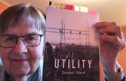Joanne Ward (shown today) wrote the poetry book, Utility, about her memories and experiences in the industry.