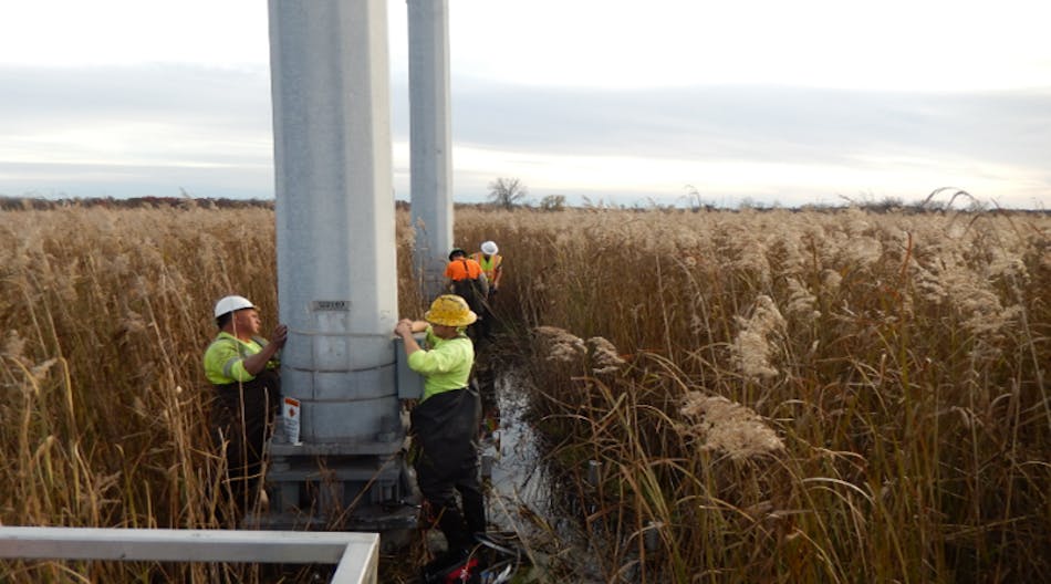 Galvanic Cathodic Protection for Steel Utility Poles | T&D World