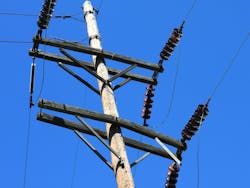 Existing wood pole line condition. Existing wood pole line condition.