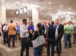 Plenty of networking opportunities are available at the event, including sponsored coffee breaks and meals.