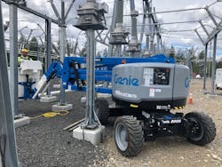 Substations are one of the most congested work locations in the utility industry, requiring workers to get around obstructions in tight spots.