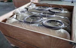 Bagged anodes. Bagged anodes.