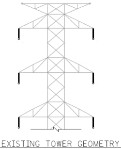 Comparison of original and new permanent tower configuration. Comparison of original and new permanent tower configuration.