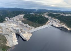 The Hydro-Québec 1,550-MW hydroelectric Romaine Complex is located on the Rivière Romaine, north of the municipality of Havre-Saint-Pierre on the north shore of the St. Lawrence. The complex consists of four hydropower generating stations with average annual output of 8.0 TWh. The Hydro-Québec 1,550-MW hydroelectric Romaine Complex is located on the Rivière Romaine, north of the municipality of Havre-Saint-Pierre on the north shore of the St. Lawrence. The complex consists of four hydropower generating stations with average annual output of 8.0 TWh.