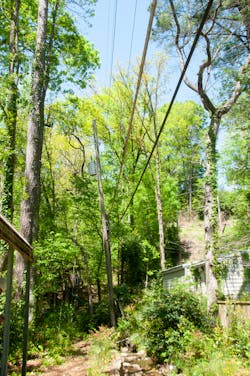 The Green Valley undergrounding project was a challenge from both a size and complexity perspective. Nearly 8,000 feet of overhead was located rear of customer properties serving 101 separate meters. The Green Valley undergrounding project was a challenge from both a size and complexity perspective. Nearly 8,000 feet of overhead was located rear of customer properties serving 101 separate meters.