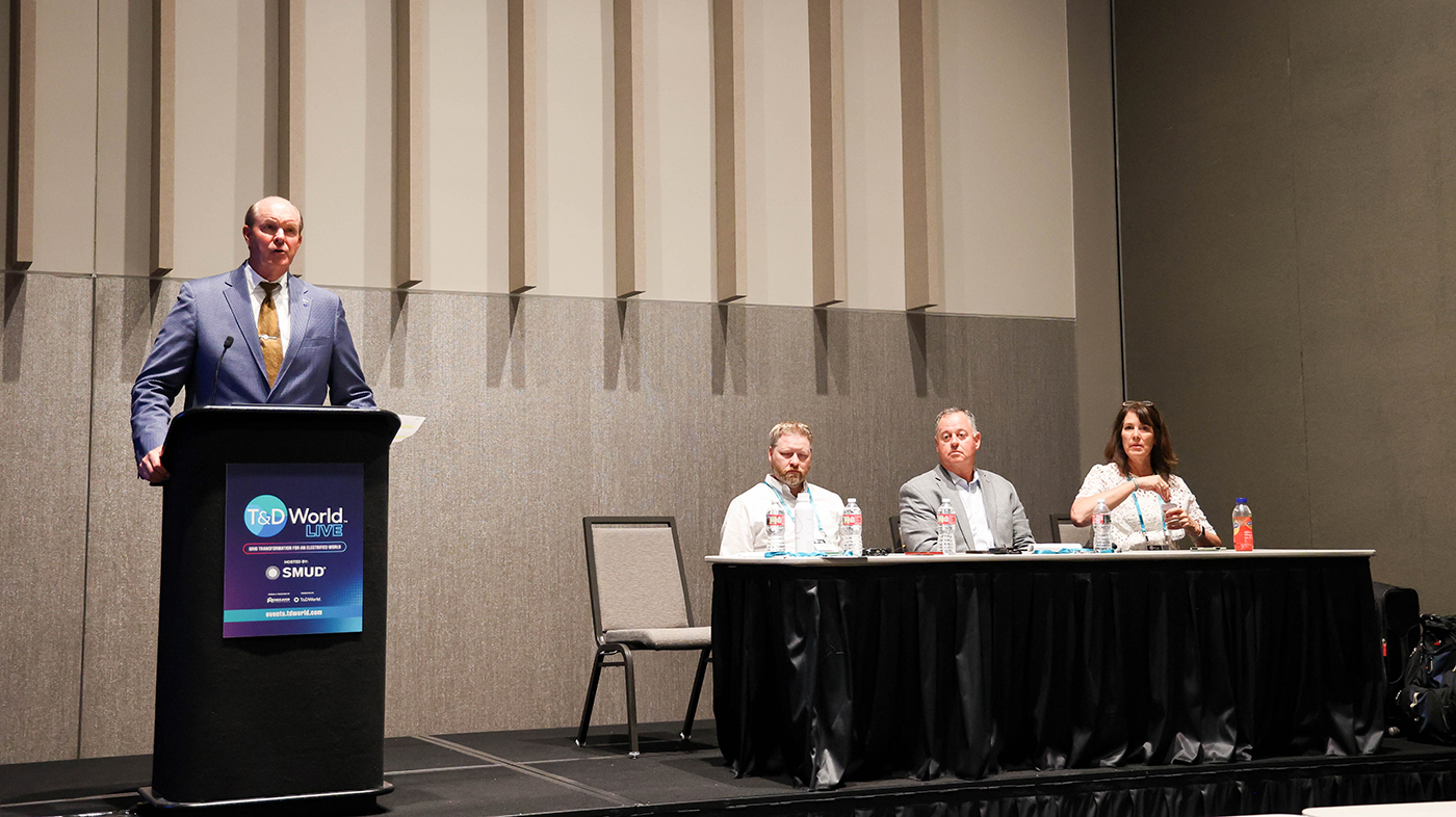 Beehler reminds the audience that the industry sets many goals related to carbon, net zero energy, renewable integration and electrification of transportation, and that the industry benefits from the discussion and debate. Courtesy of Mike Beehler.