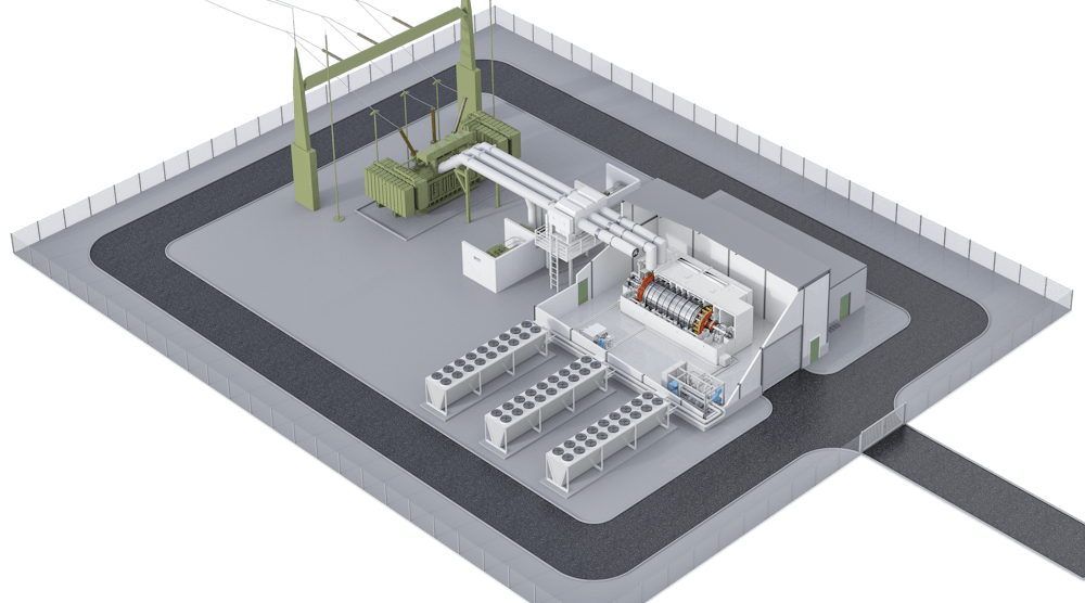 Synchronous condenser facility. Courtesy of Siemens.