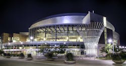 The Pinnacle Bank Arena, home of the University of Nebraska’s men’s and women’s basketball teams, is located in the Haymarket District. It is another of the buildings linked up to LES’ microgrid. The Pinnacle Bank Arena, home of the University of Nebraska’s men’s and women’s basketball teams, is located in the Haymarket District. It is another of the buildings linked up to LES’ microgrid.