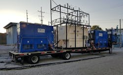 The microgrid concept was tested when LES networked several downtown facilities with two 5 MW load banks. The microgrid concept was tested when LES networked several downtown facilities with two 5 MW load banks.