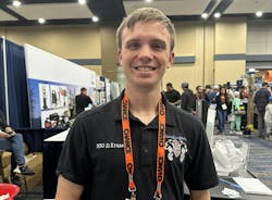 At the 2023 International Lineman's Expo, SSG Dalton Kruse and his team from the 249th Engineering Batallion/Prime Power had a booth to educate the attendees about the opportunities for lineworkers in the military. He also supported the competitors in the military division on the day of the Rodeo. At the 2023 International Lineman's Expo, SSG Dalton Kruse and his team from the 249th Engineering Batallion/Prime Power had a booth to educate the attendees about the opportunities for lineworkers in the military. He also supported the competitors in the military division on the day of the Rodeo.