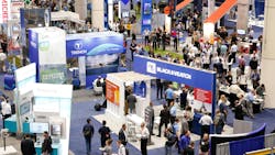 Attendees can browse the exhibits of more than 800 exhibiting companies on the show floor. Attendees can browse the exhibits of more than 800 exhibiting companies on the show floor.