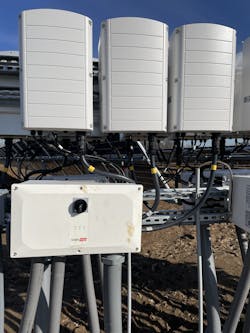 Example of smart inverter used at Ameren Illinois-owned solar facility.