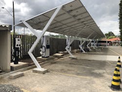 Depending on the charging station manufacturer, demand control is enabled by instantaneous power or electric current. In this project, the manufacturer enabled instantaneous electric current control. Depending on the charging station manufacturer, demand control is enabled by instantaneous power or electric current. In this project, the manufacturer enabled instantaneous electric current control.