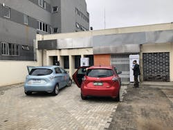 At the Copel electrocenter, it is possible to observe the loads, with visibility to the charging stations and other accessory loads (lighting and telecommunications). At the Copel electrocenter, it is possible to observe the loads, with visibility to the charging stations and other accessory loads (lighting and telecommunications).