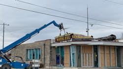 Mayfield Electric & Water Systems sustained damage. Mayfield Electric & Water Systems sustained damage.