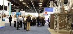 IEEE PES T&D Conference and Expo exhibit floor. IEEE PES T&D Conference and Expo exhibit floor.