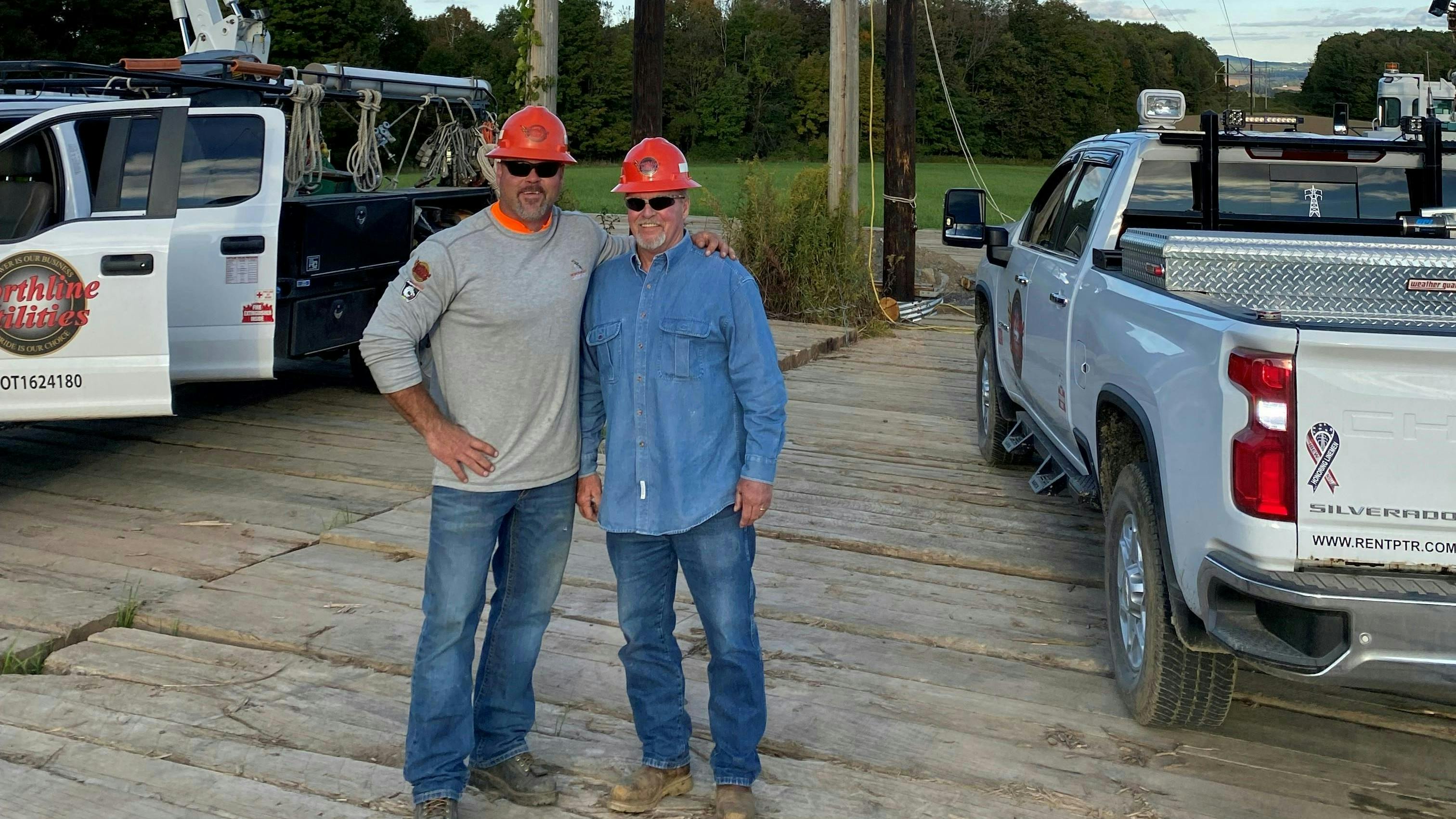 Nick &ldquo;Check Stub&rdquo; Cummins is shown working on the line with his father, David &ldquo;Check Check&rdquo; Cummins.