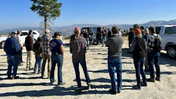 Southern Idaho All Lands Partnership group discuss wildfire risk and evaluate project prioritization during July 2022 field tour in Wilderness Ranch, Idaho. Southern Idaho All Lands Partnership group discuss wildfire risk and evaluate project prioritization during July 2022 field tour in Wilderness Ranch, Idaho.