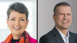 Lynn Good and Harry Sideris