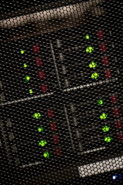 A server room at Unitil. Network protections are an important safeguard for a cyber-secure organization. A server room at Unitil. Network protections are an important safeguard for a cyber-secure organization.