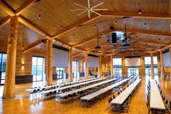 The Tulalip Tribes’ gathering hall is designed to look like a traditional longhouse. It regularly houses hundreds of visitors and is designed to host communal ceremonies, from celebratory dances to funerals. The Tulalip Tribes’ gathering hall is designed to look like a traditional longhouse. It regularly houses hundreds of visitors and is designed to host communal ceremonies, from celebratory dances to funerals.
